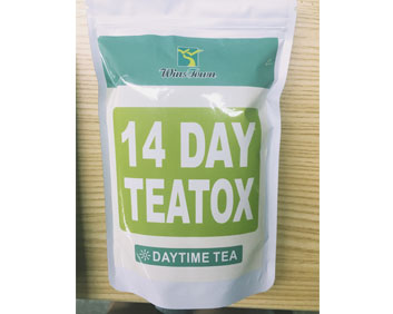 出口14天排毒减肥茶去脂肪非洲英文包装批发定制三角包