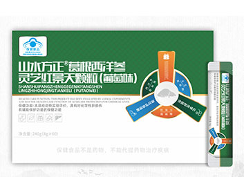 山水方正®葛根西洋参灵芝红景天颗粒-葡萄味