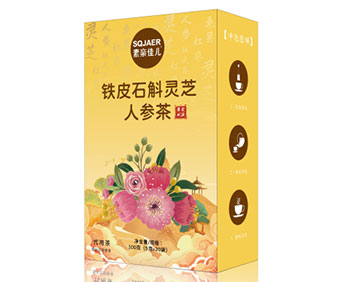 铁皮石斛灵芝人参茶