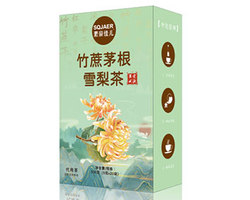 素亲佳儿竹蔗茅根雪梨茶