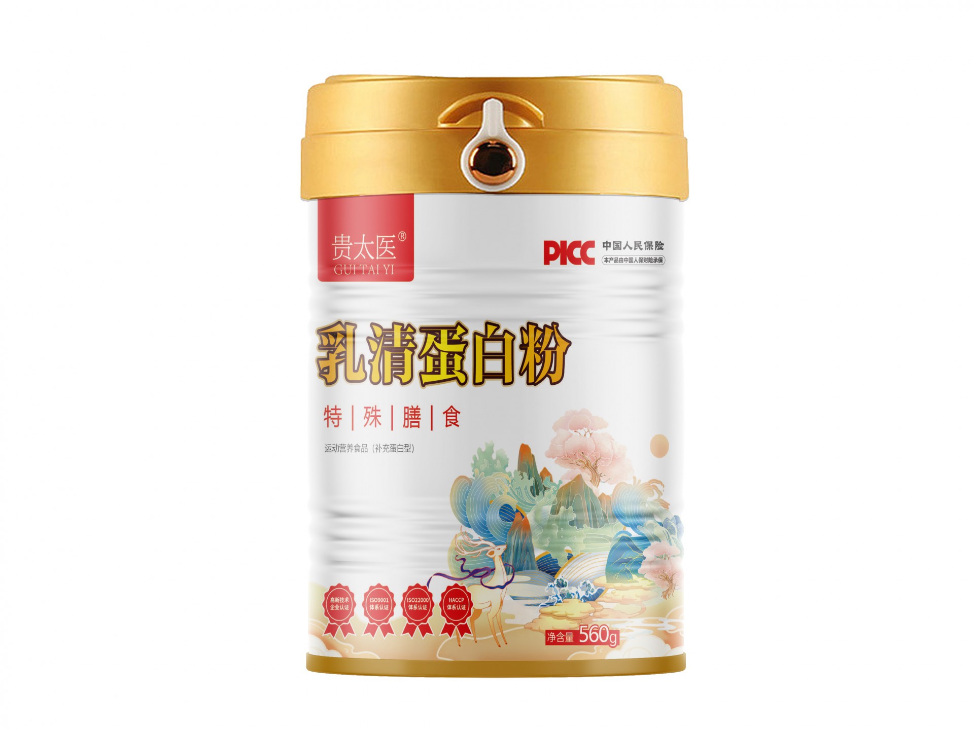 贵太医乳清蛋白粉运动营养食品（补充能
